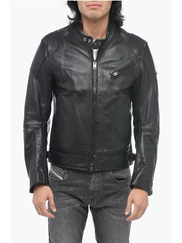 L Hein Biker Leather Jacket