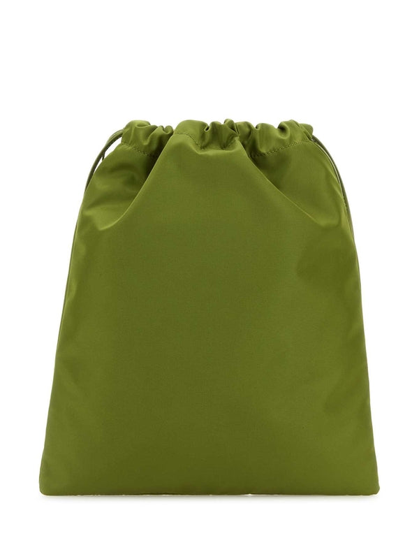 Triangle Logo Nylon Pouch