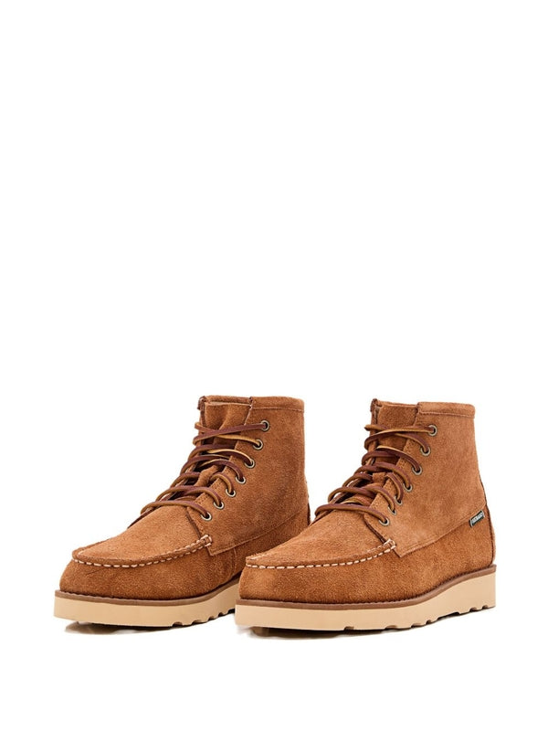 Sebago Brown Lace-Up Boots