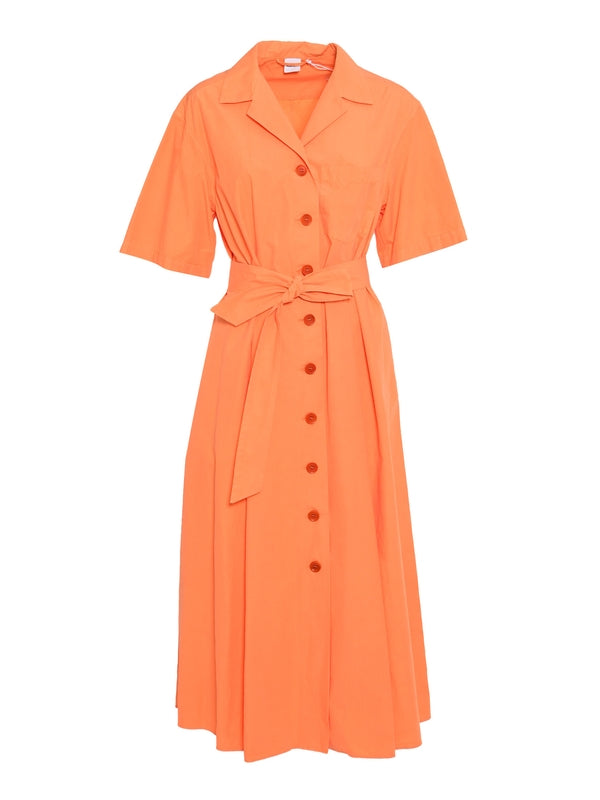 Aspesi Orange Midi Dress