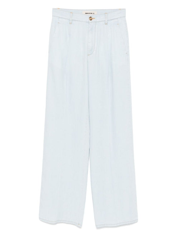 Felipa Back Logo Patch Lyocell
  Pants