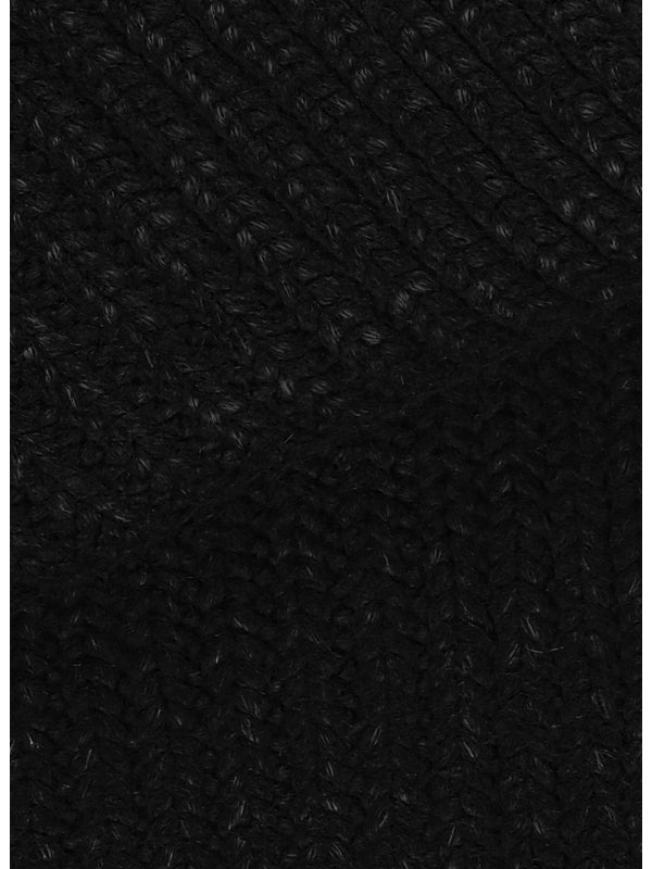 Ugg Black Wool Mufflers