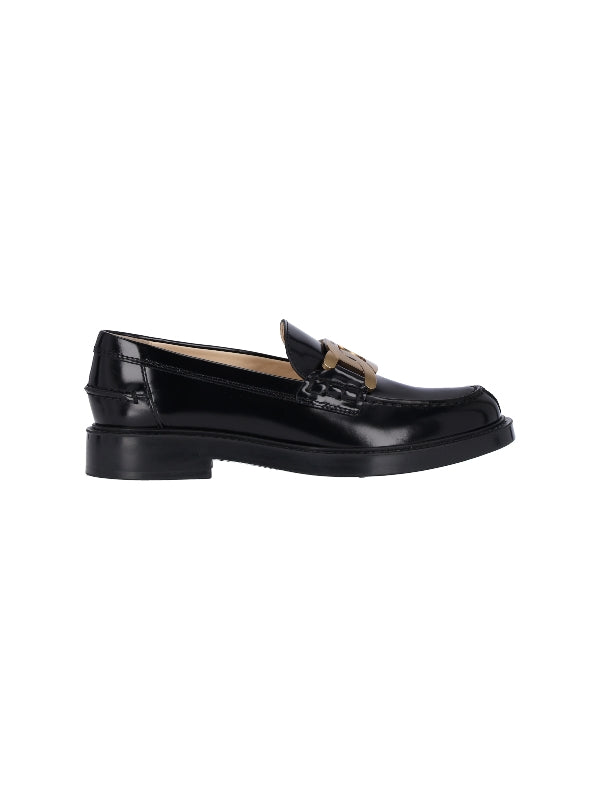 TOD'S - Chain Detail Leather Loafers - Jente