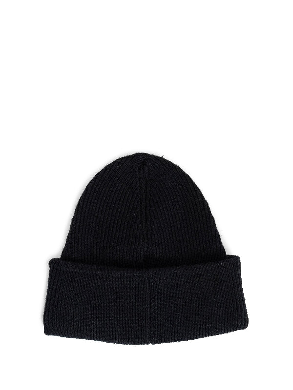 Number Logo Patch Wool Blend Beanie