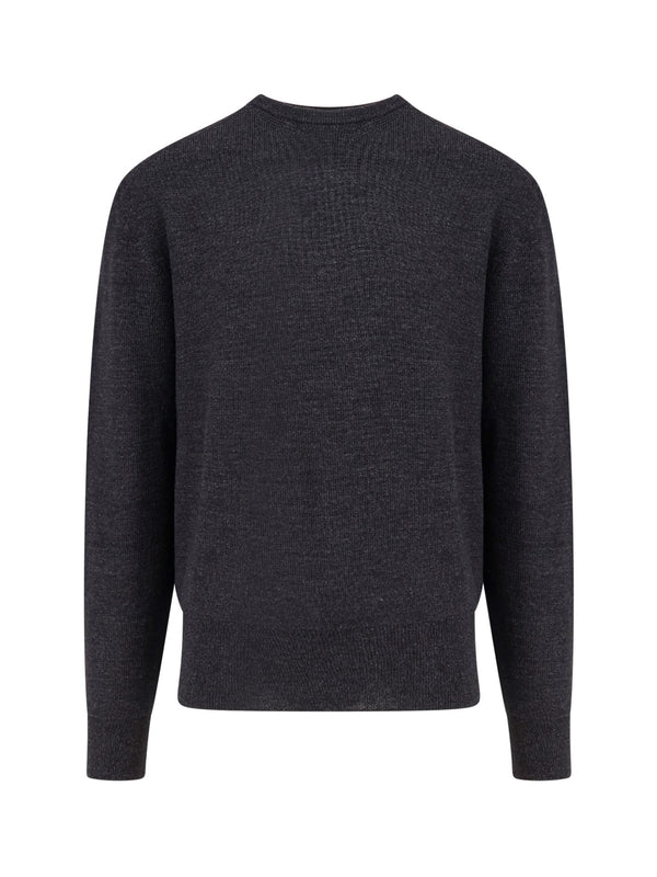 Crewneck Wool Blend Knit