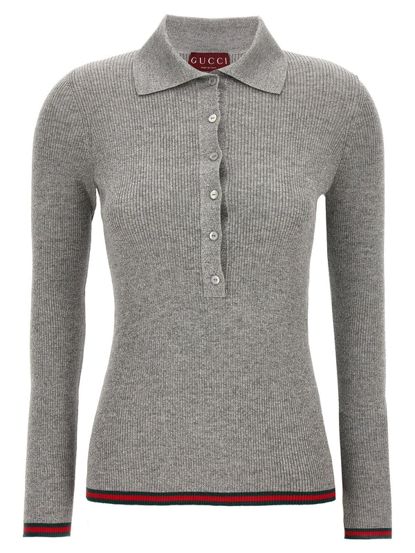 Web Cashmere Polo Shirt