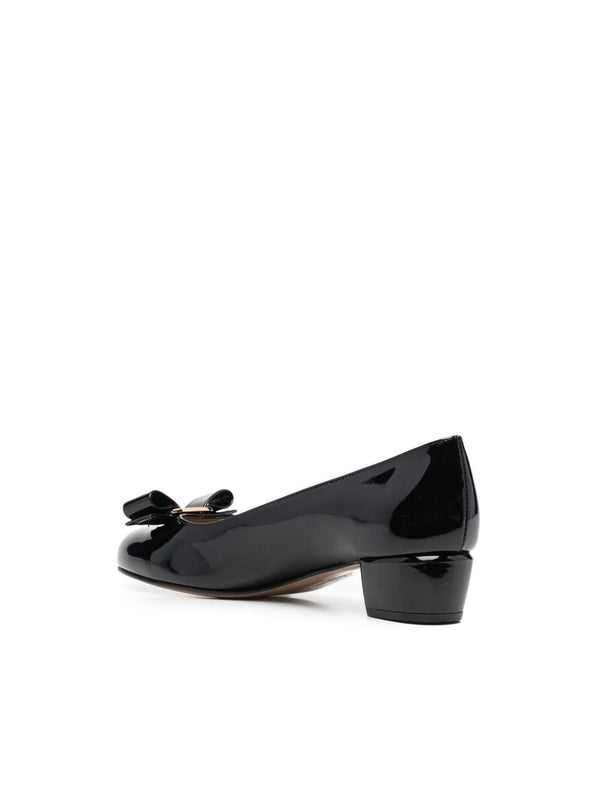 Bara Bow Patent Leather Pumps