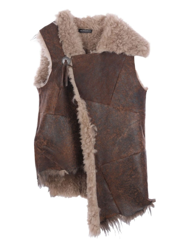 Ann Demeulemeester Brown Fur & Shearling