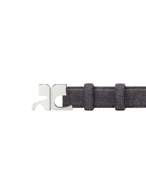 Signature Logo Denim Belt