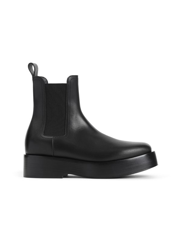 都灵小牛皮切尔西靴