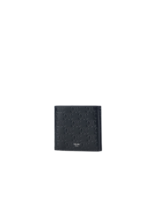 Celine Triomphe Leather Wallet