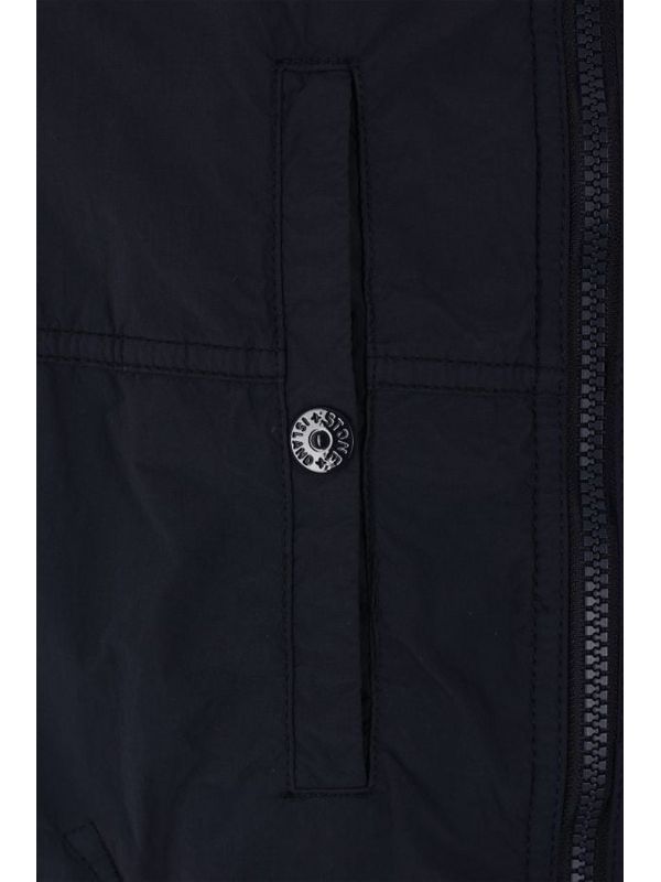 Wappen Patch Nylon Hood Zip-up Jacket