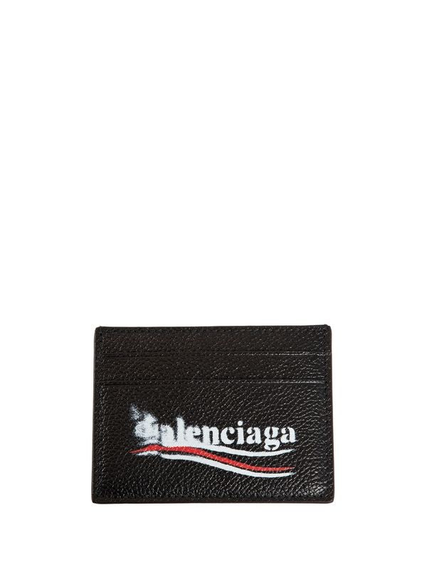 Stencil Logo Leather Card
  Wallet