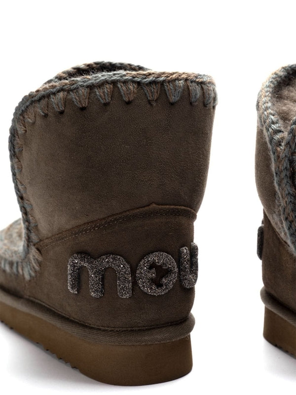 Eskimo Glitter Logo Ankle
  Boots