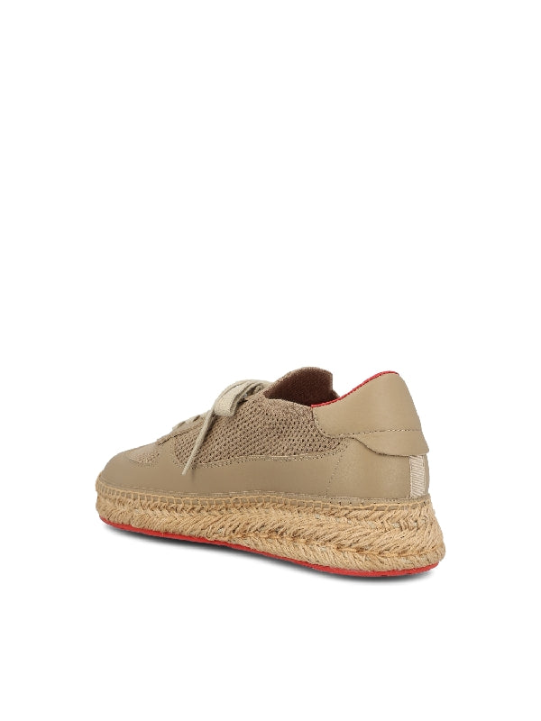 Raffia Sole Low-top Sneakers