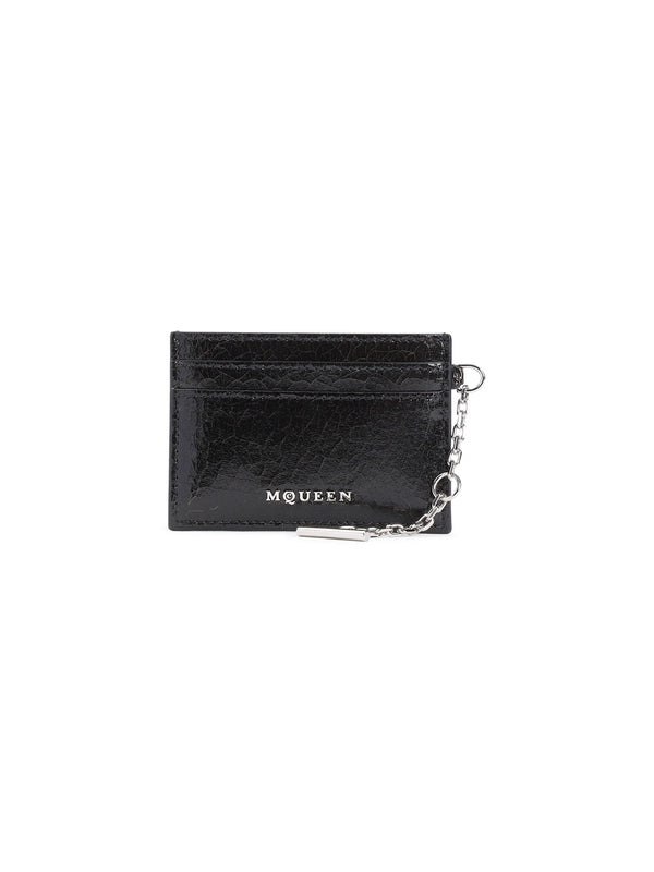Alexander Mcqueen Black Card Wallet