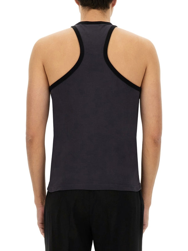 Scuba Logo Detail Sleeveless Top