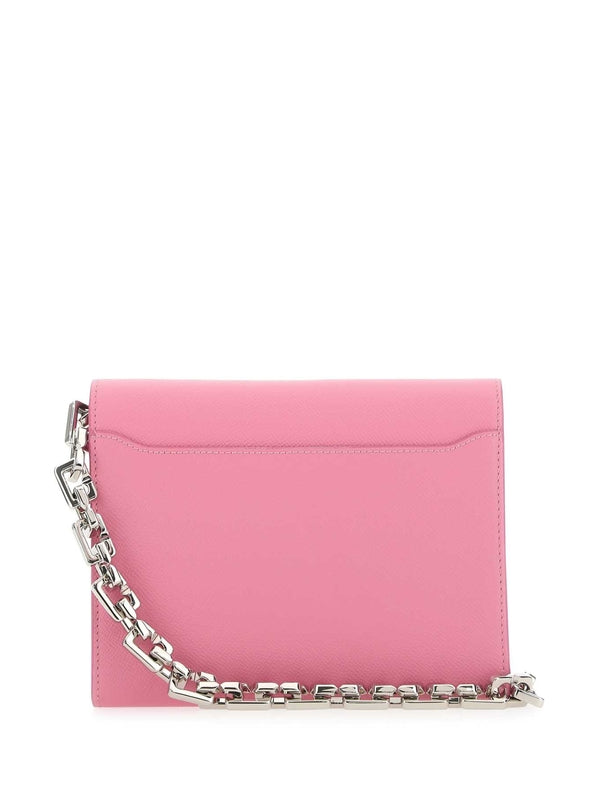 带扣细节链条单肩包