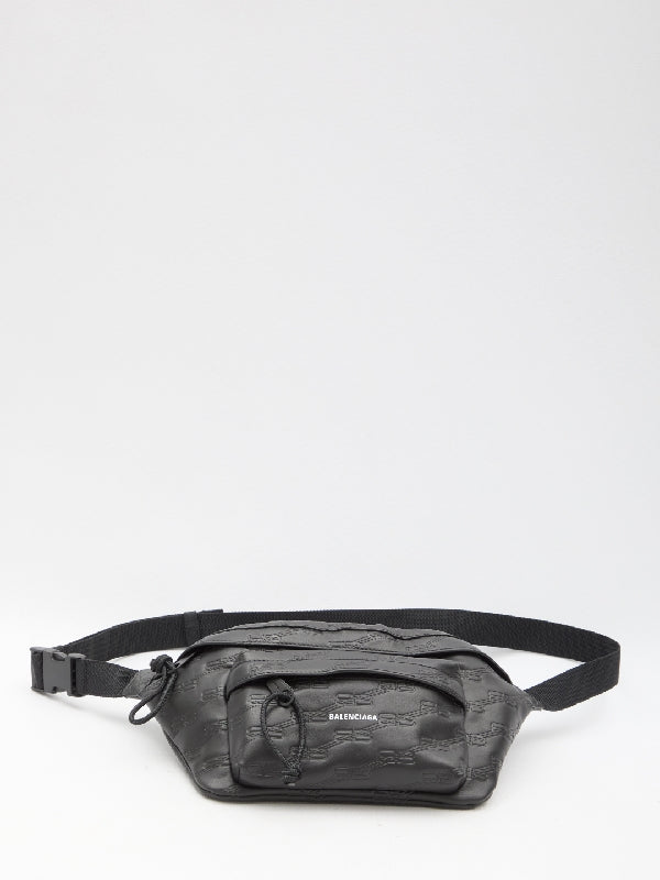 Allover Logo Leather Belt Bag - Jente