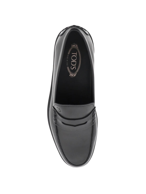 Black Leather Loafers