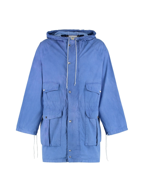 Acne Studios Blue Hoodie Jacket