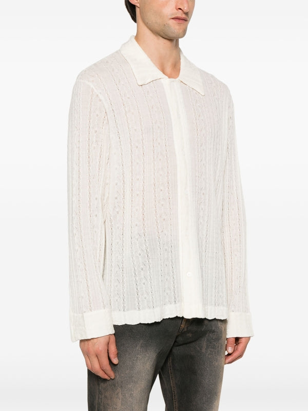 Riku Mesh Merino Wool Shirt