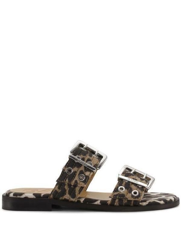 Animal
  Jacquard Buckle Strap Sandals
