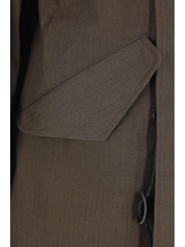 Sacai Khaki Coats