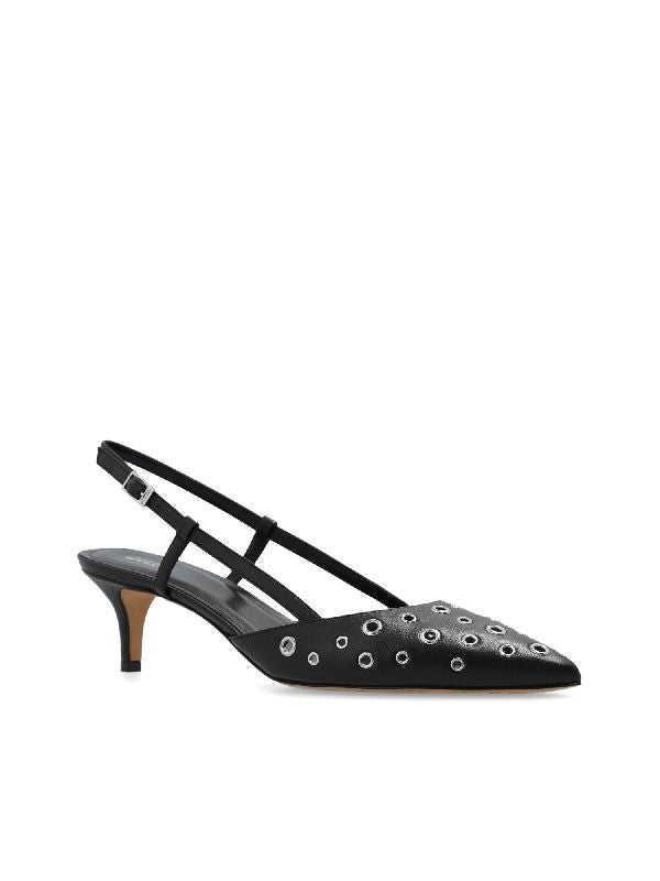 Pilia Leather
  Slingback Heel