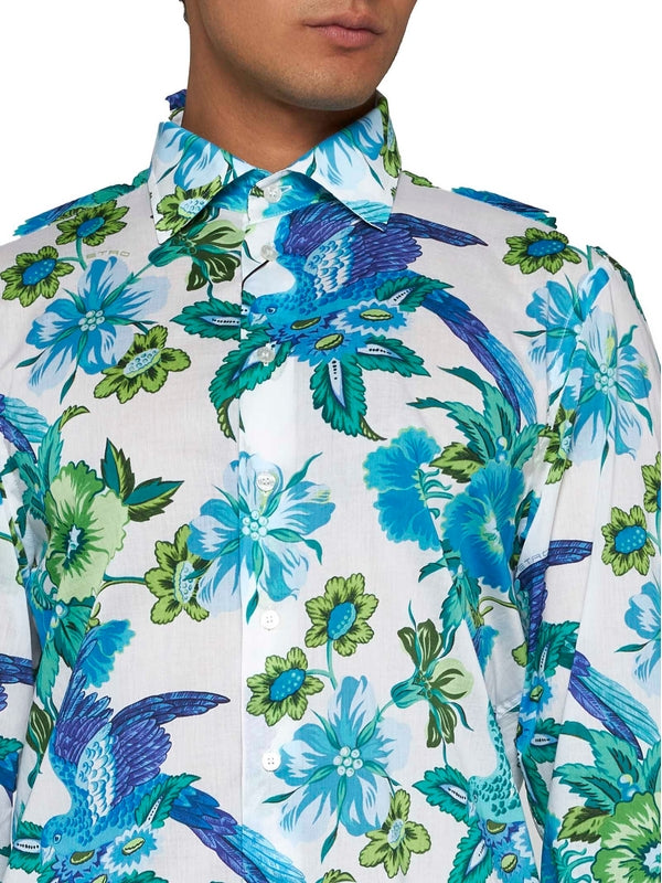 All-Over Printed Cotton Shirt