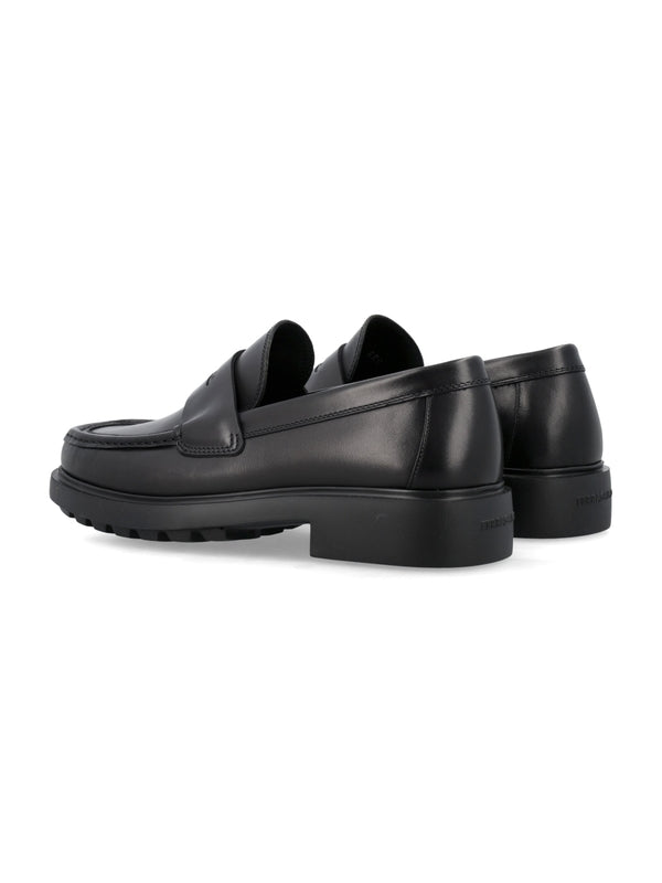 Black Leather Loafers