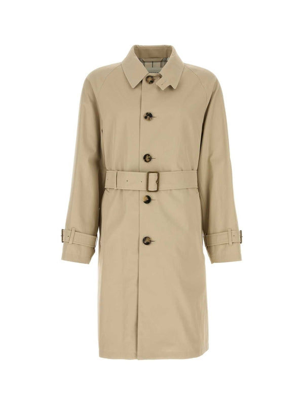 Belted Cotton Trench Coat