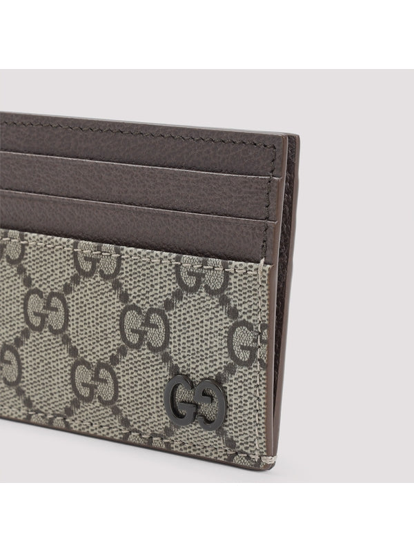 GG Logo Leather Card Holder