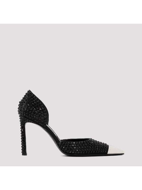 Area Dagger Rhinestone Pumps Heel