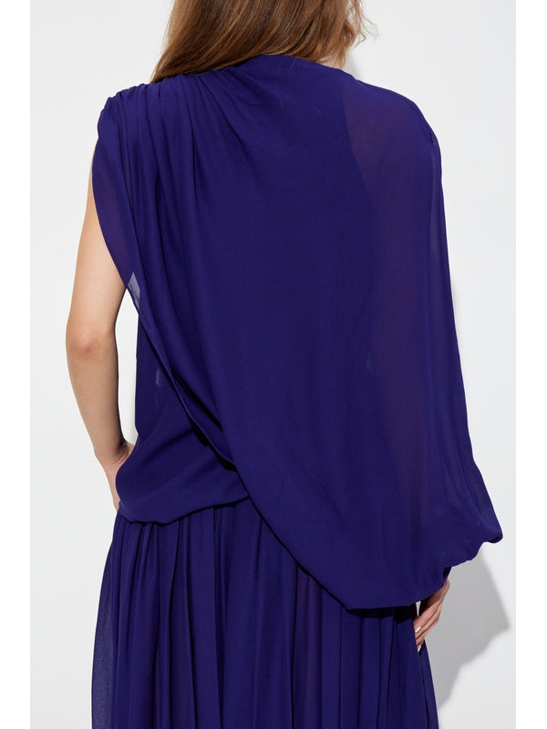 Asymmetric Panel Viscose
  Blouse