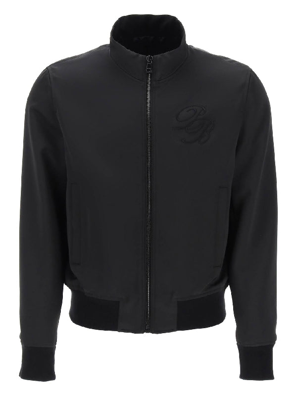 Technical Satin Bomber Jacket