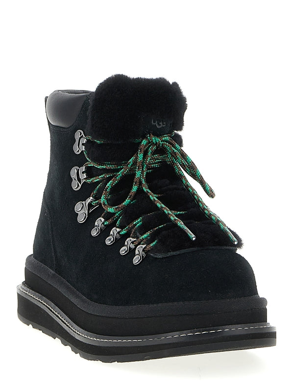 Ugg Black Lace-Up Boots