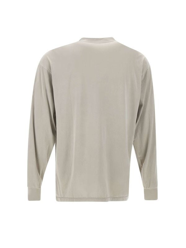 Logo Detail Long Sleeve Top