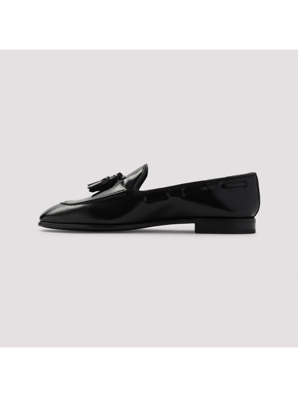 Tassel Detail Calfskin Loafers