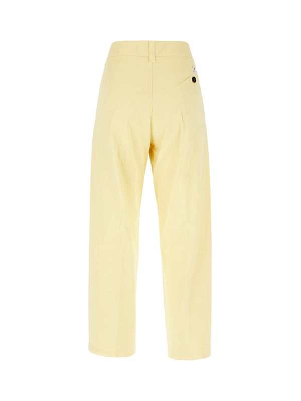 Yellow Straight Pants