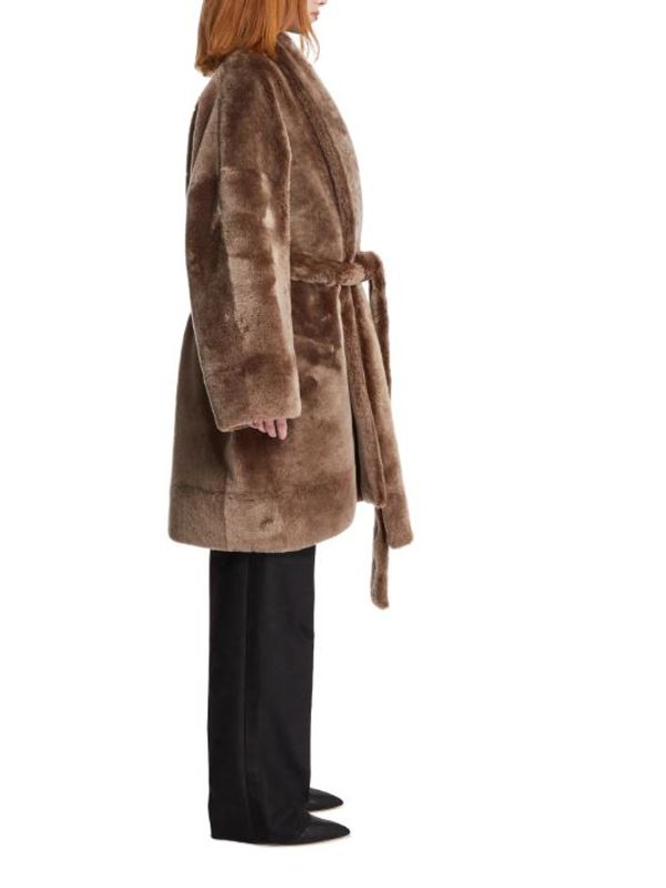 Shearling Belt Coat