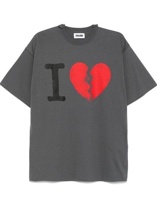 Graphic Printed Cotton Short-sleeve T-shirt