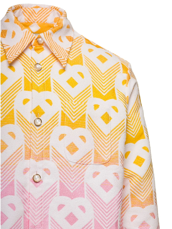 All-Over Logo Jacquard Shirt