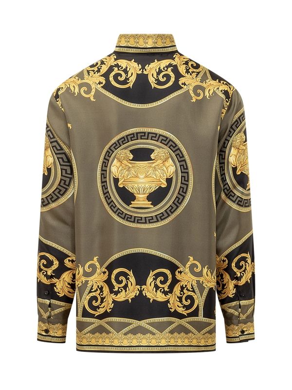 Barocco Printing Silk Shirt