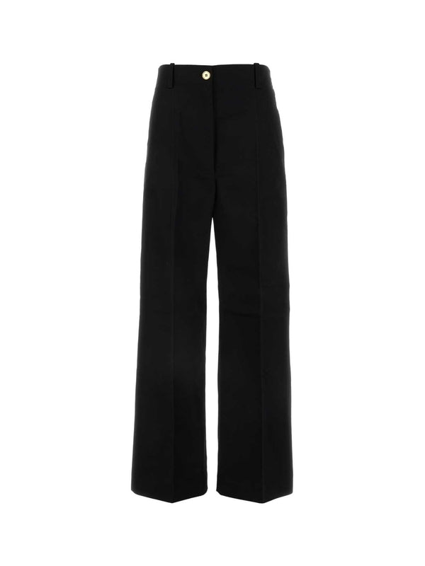 Black Cotton Pants