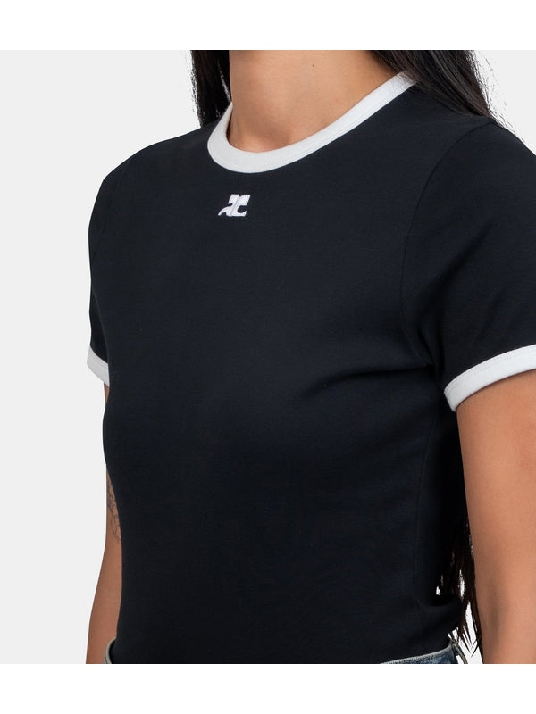 Courrèges Black Half Sleeve