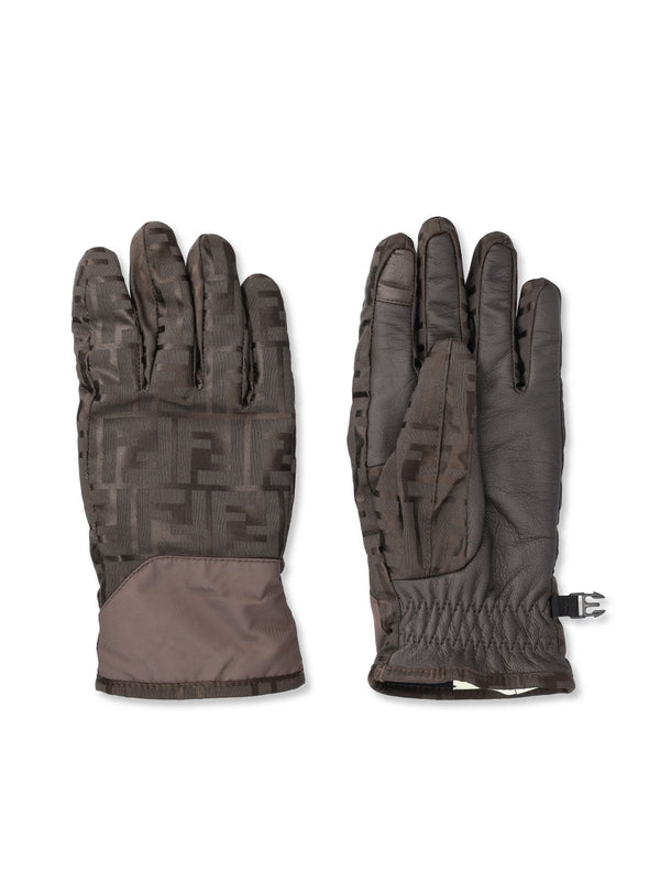 Fendi Brown Other Fabric Gloves