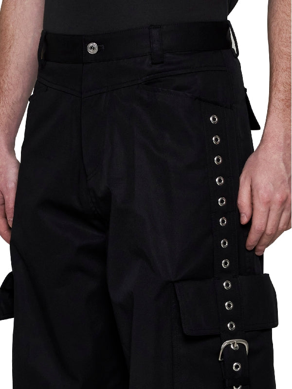 Buckle Strap Cargo Pants