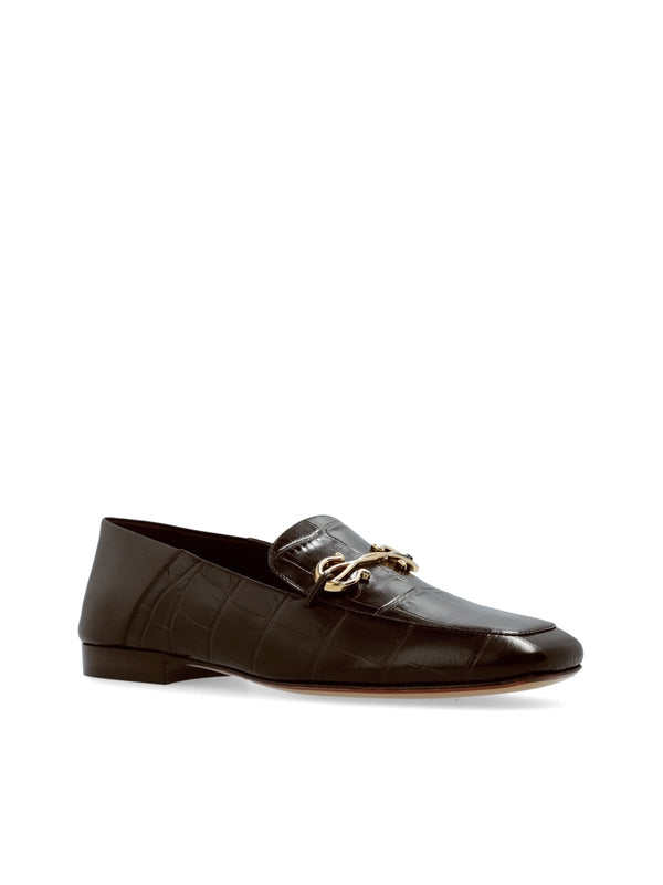 Louis Croco Effect Leather Loafer