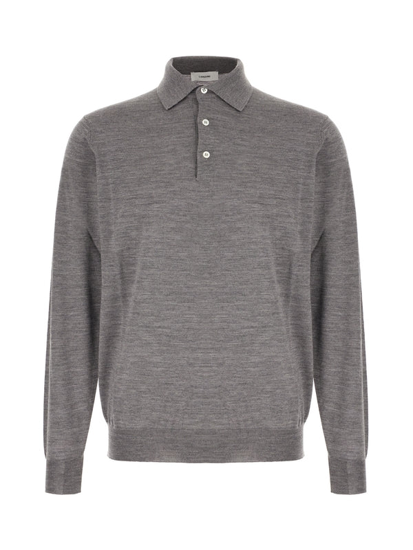 Lardini Grey Polo Shirts